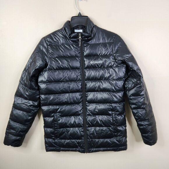 Columbia Sportswear Womens Full Zip Mock Neck Duck Down Puffer Jacket Large - Picture 1 of 6